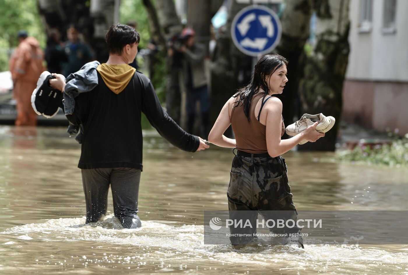 Подтопления в Керчи из-за ливней