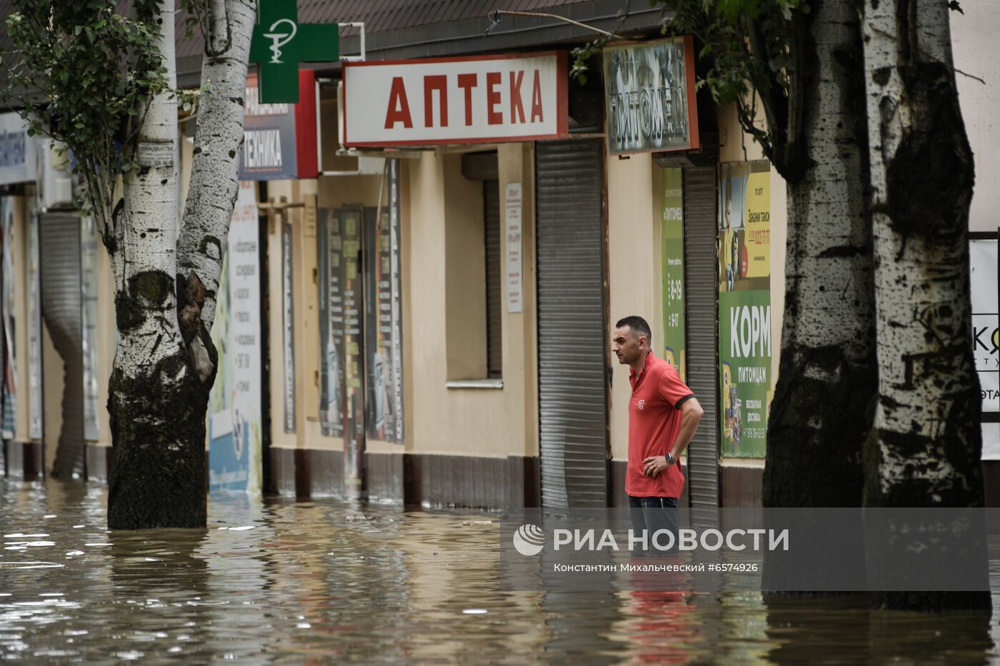 Подтопления в Керчи из-за ливней