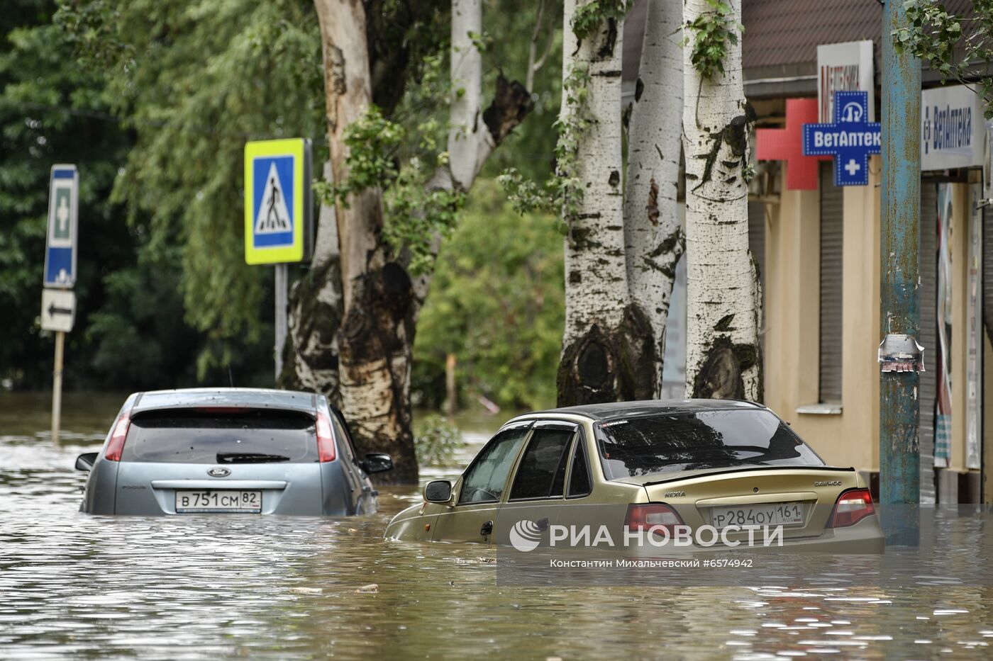 Подтопления в Керчи из-за ливней