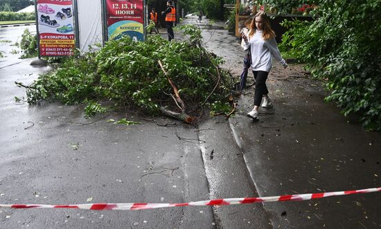 Последствия ливней в Ростове-на-Дону