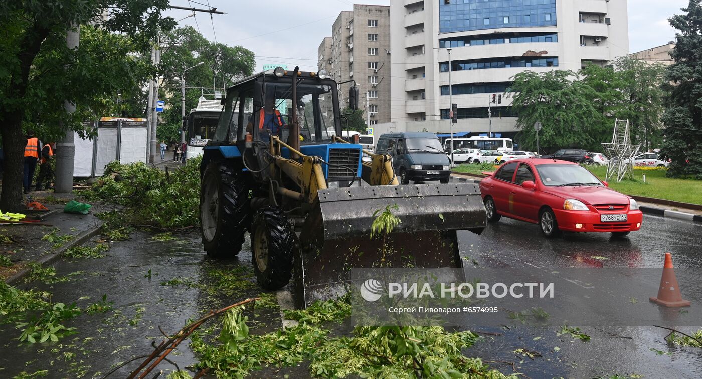 Последствия ливней в Ростове-на-Дону | РИА Новости Медиабанк