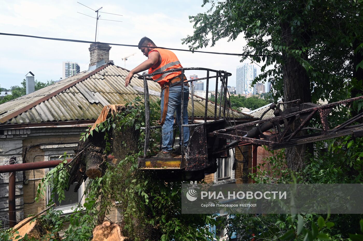 Последствия ливней в Ростове-на-Дону