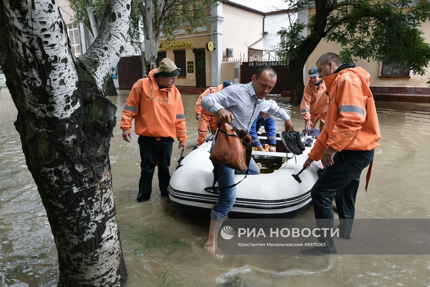 Подтопления в Керчи из-за ливней
