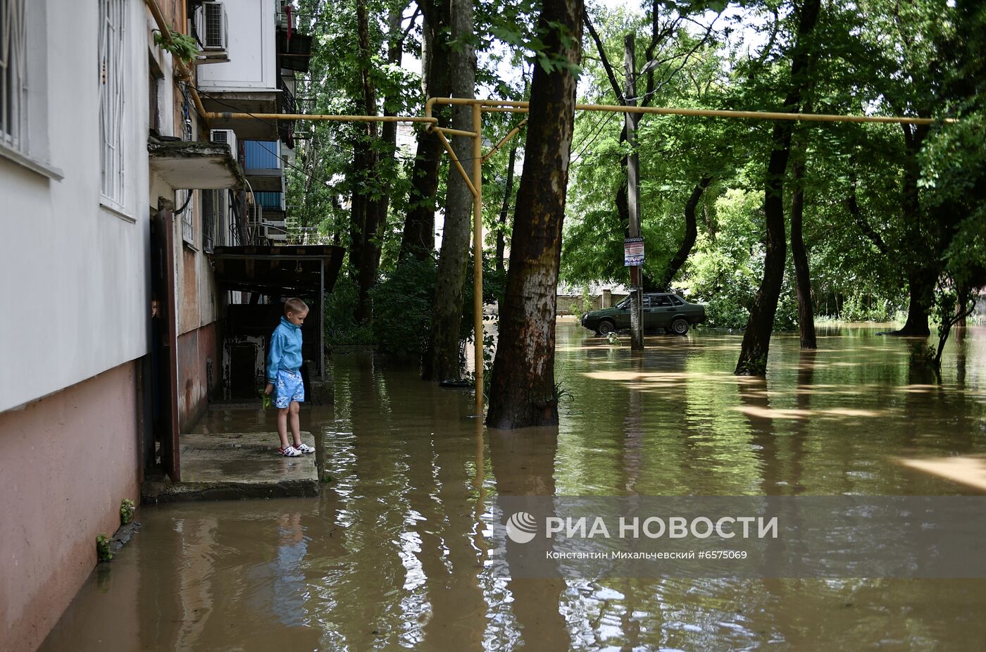 Подтопления в Керчи из-за ливней