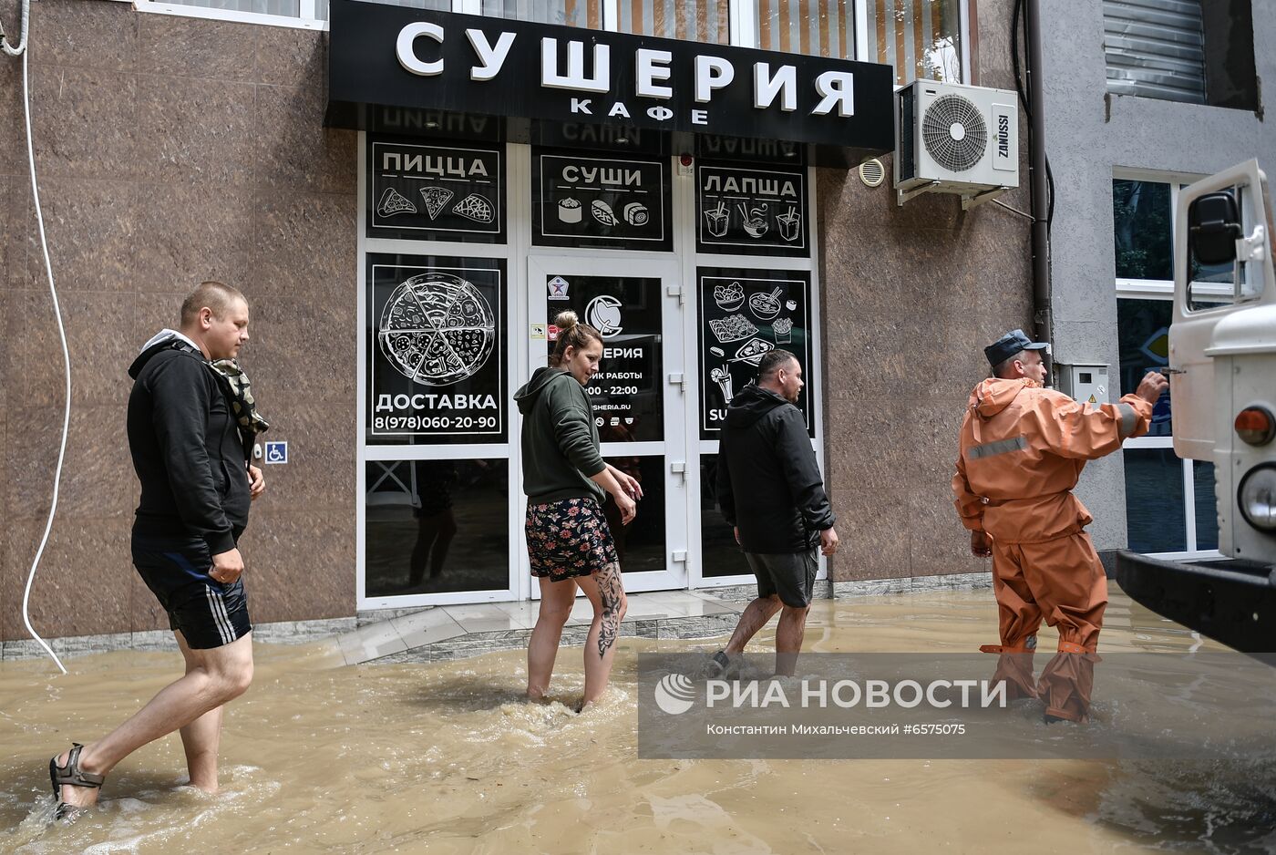 Подтопления в Керчи из-за ливней