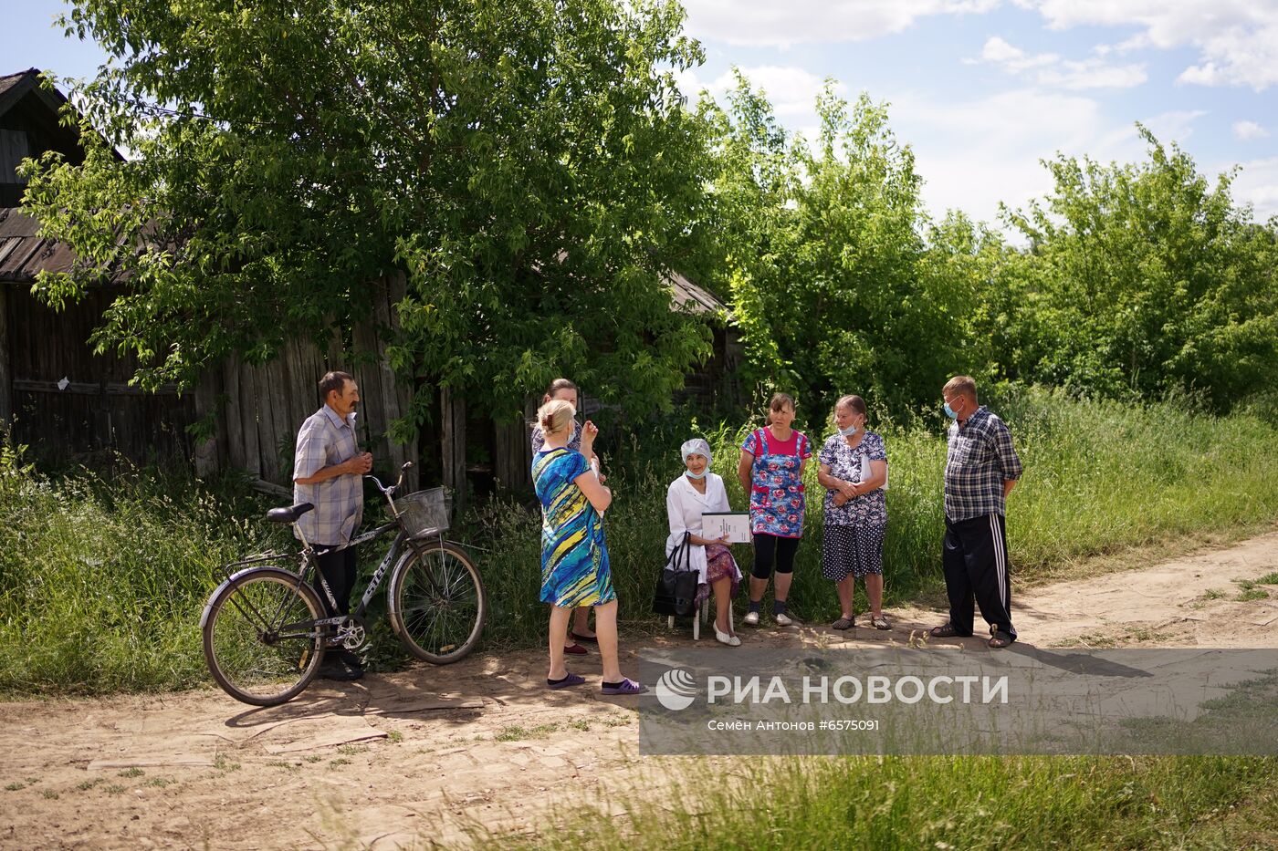 Вакцинация сельских жителей от COVID-19 в Чувашской Республике