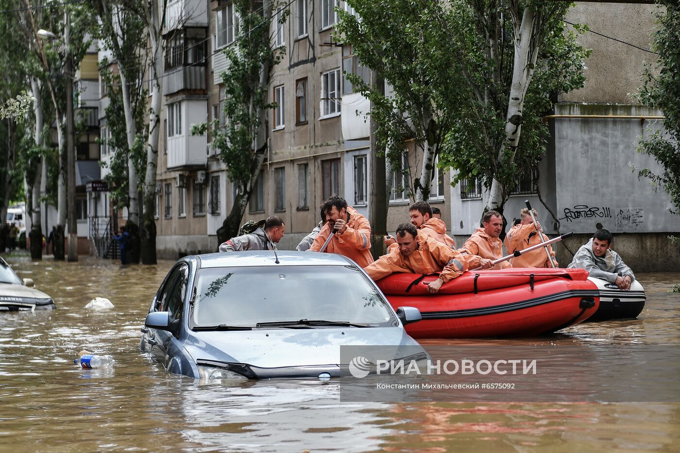 Подтопления в Керчи из-за ливней