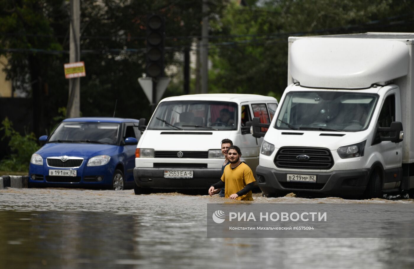Подтопления в Керчи из-за ливней