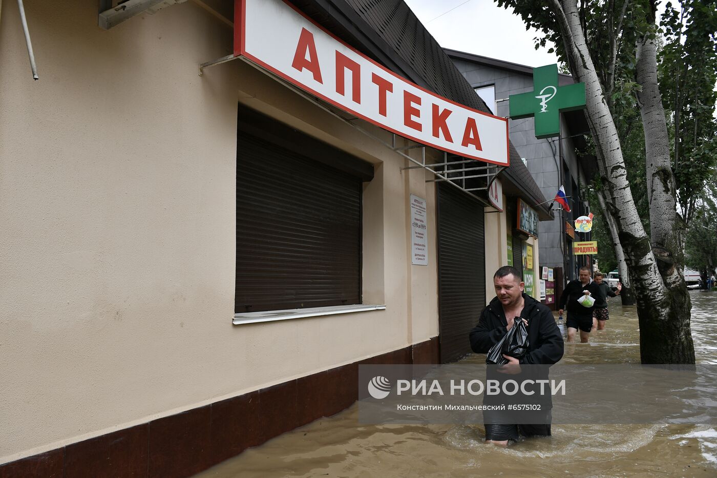 Подтопления в Керчи из-за ливней