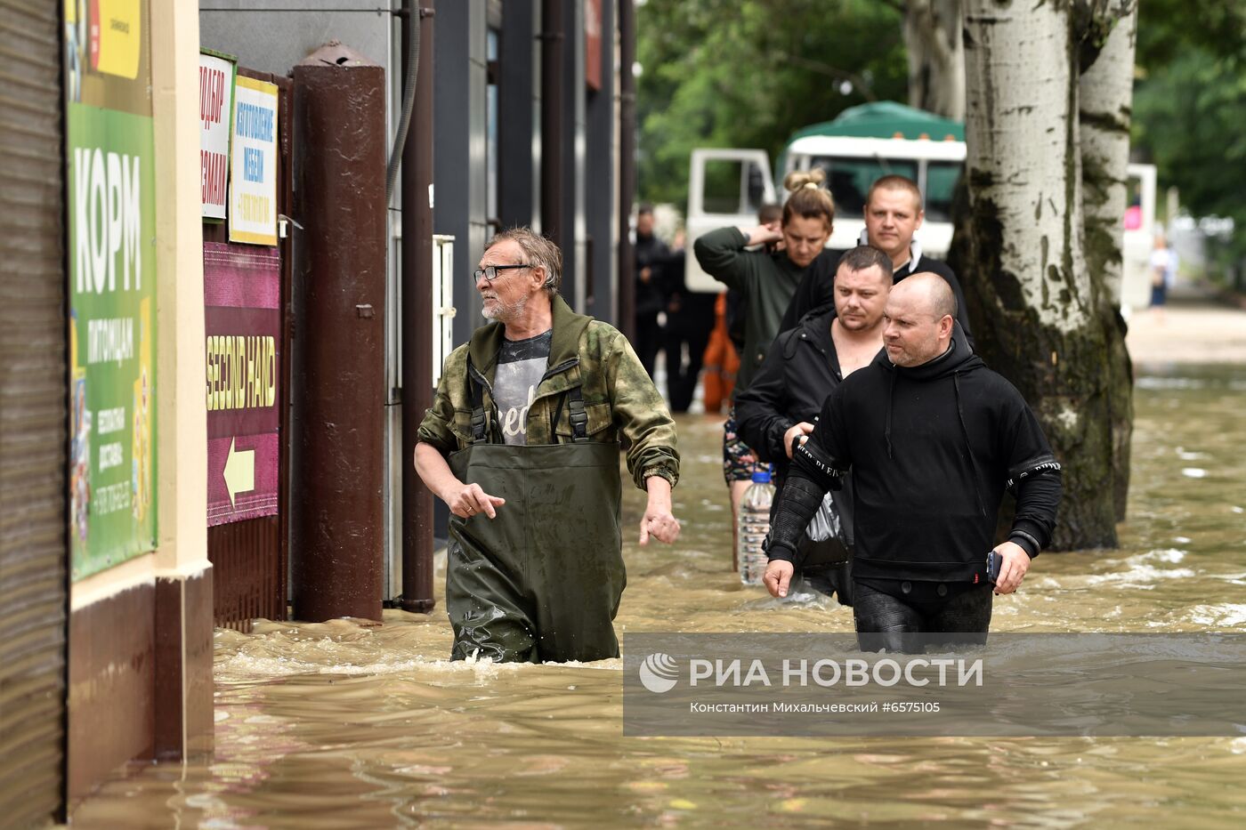 Подтопления в Керчи из-за ливней