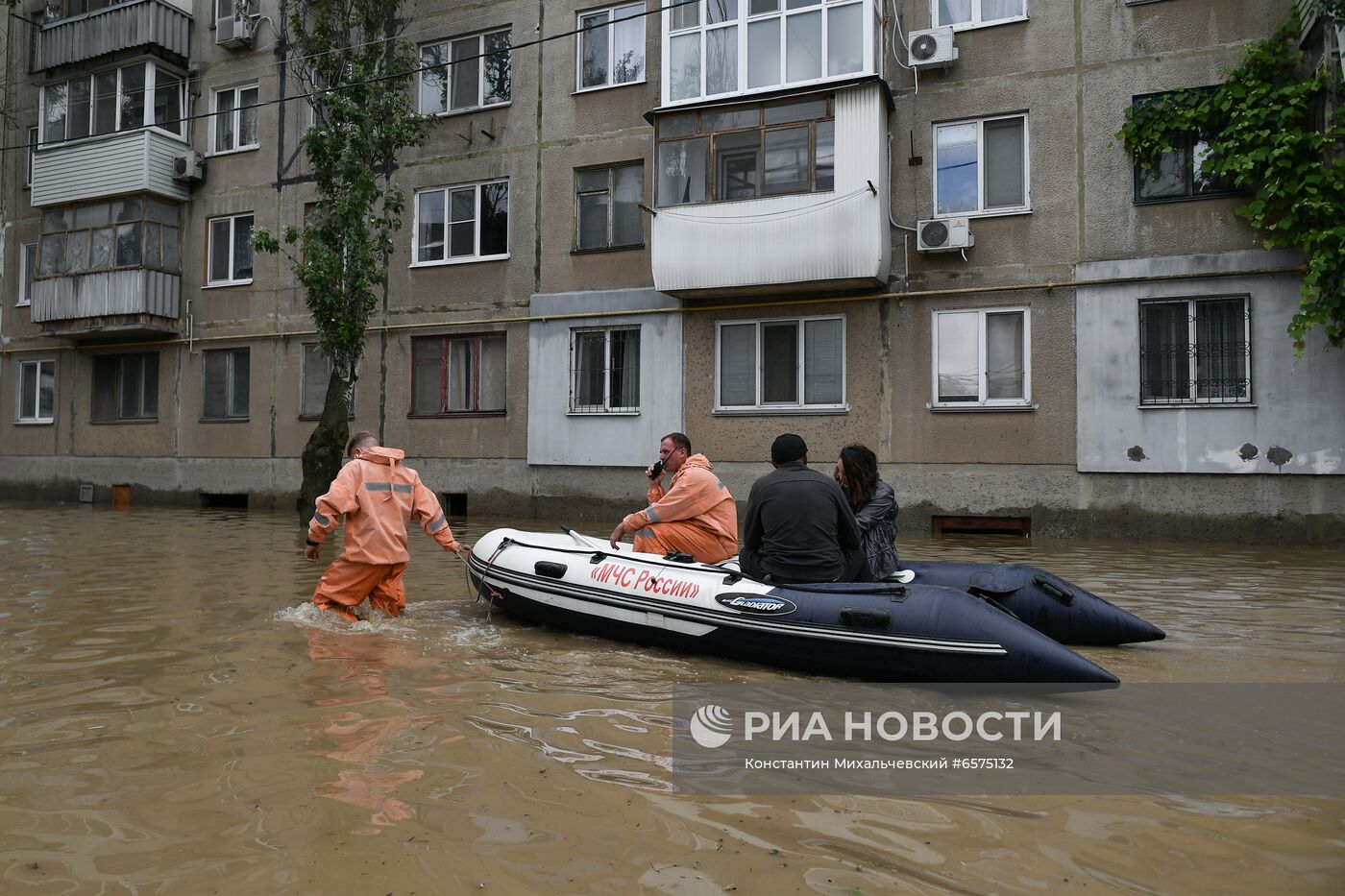 Подтопления в Керчи из-за ливней