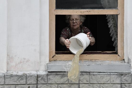 Подтопления в Керчи из-за ливней