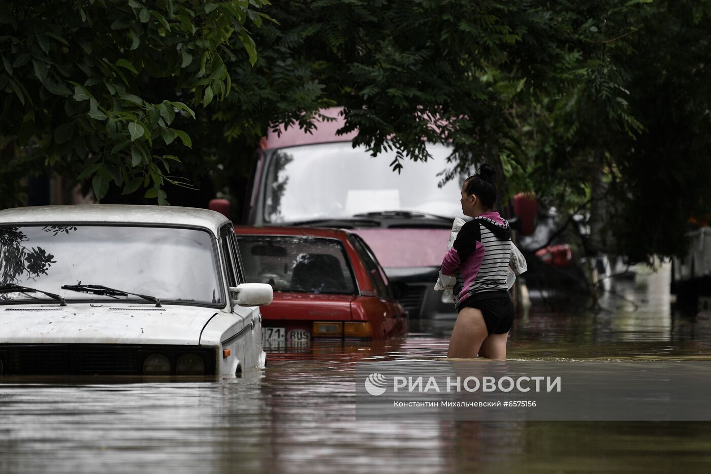 Подтопления в Керчи из-за ливней