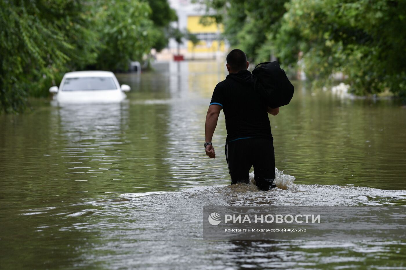 Подтопления в Керчи из-за ливней