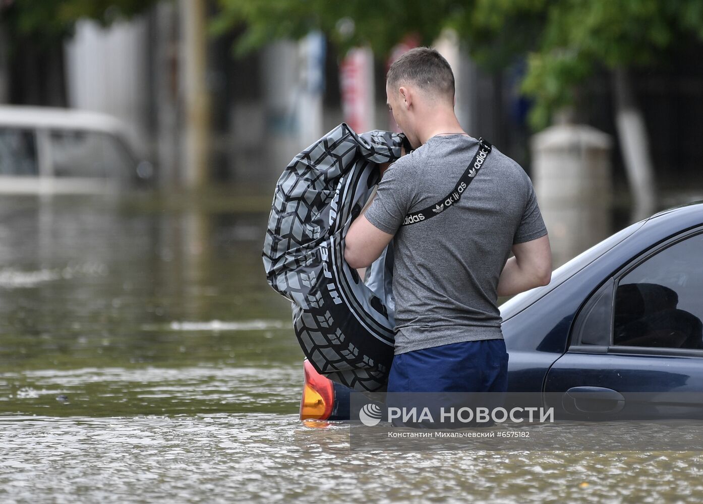 Подтопления в Керчи из-за ливней