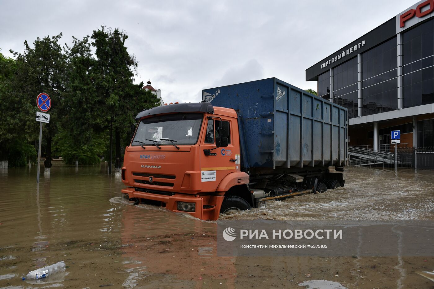 Подтопления в Керчи из-за ливней