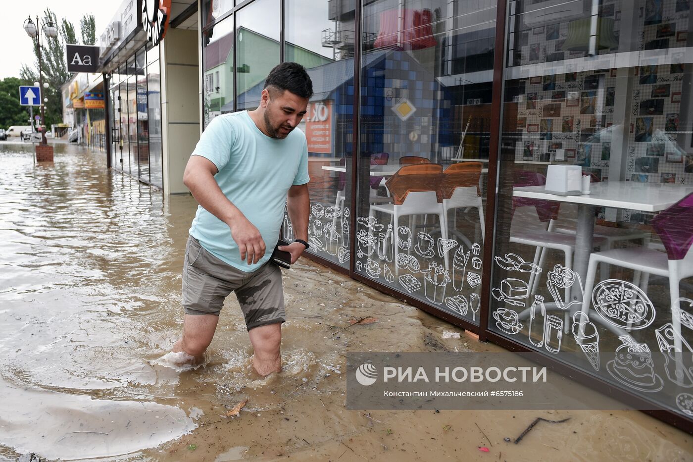 Подтопления в Керчи из-за ливней