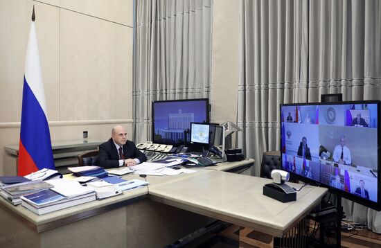 Премьер-министр РФ М. Мишустин провел заседание Координационного совета при правительстве РФ по борьбе с коронавирусом