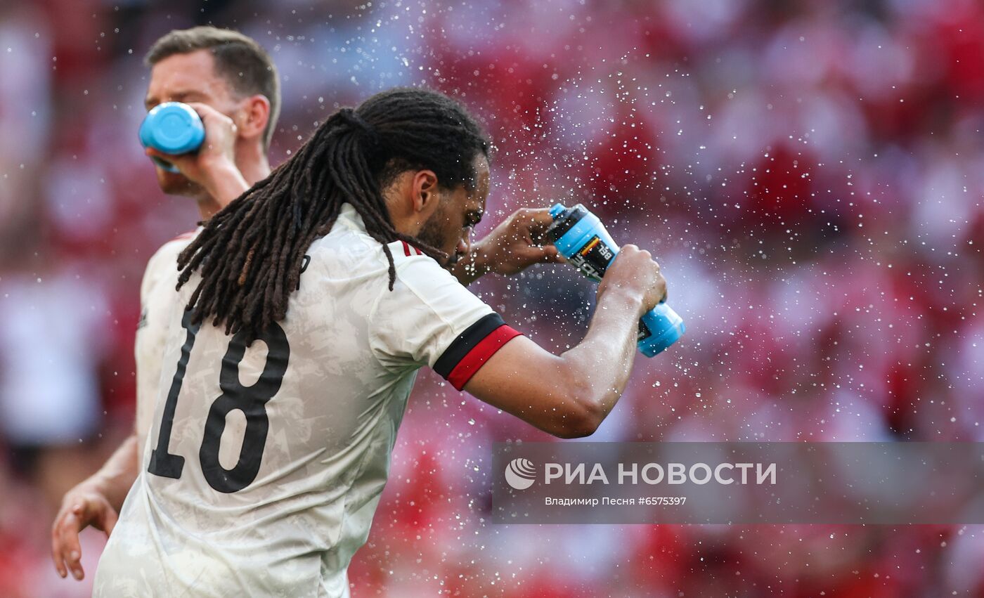 Футбол. ЧЕ-2020. Матч Дания - Бельгия