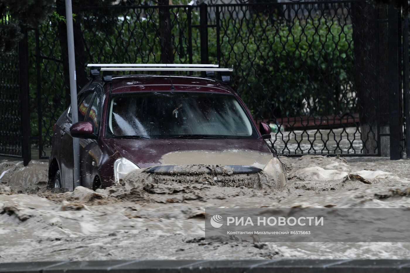 Подтопления в Ялте после ливней