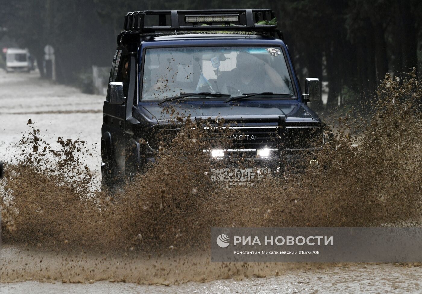 Подтопления в Ялте после ливней