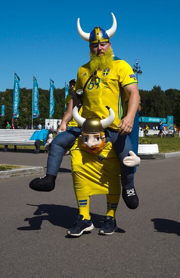 Футбол. ЧЕ-2020. Матч Швеция - Словакия