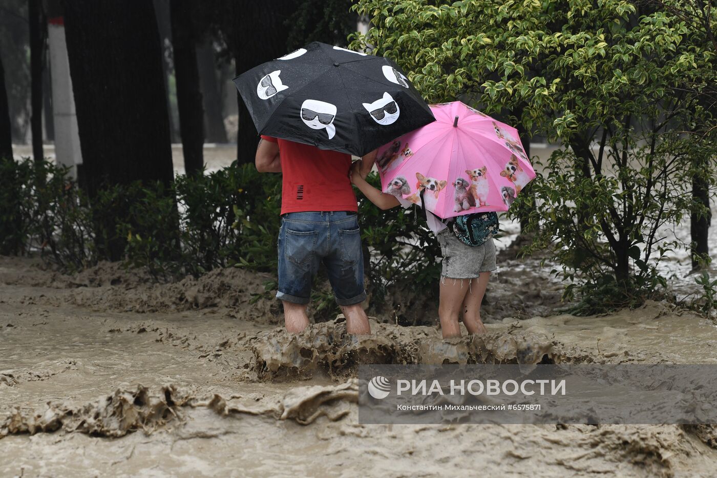 Подтопления в Ялте после ливней