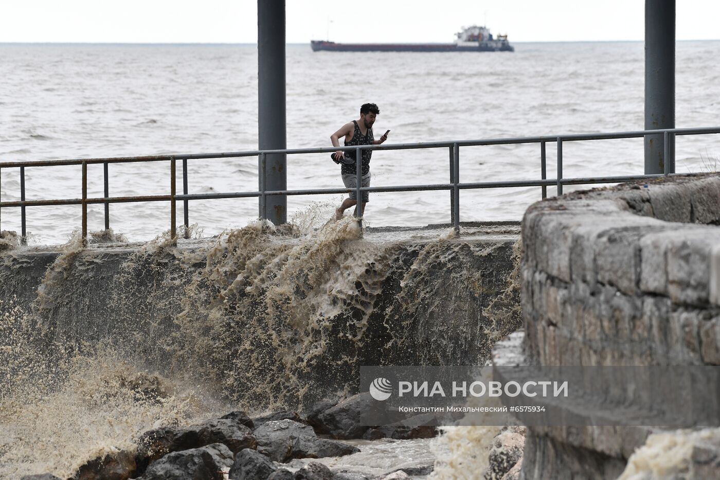 Подтопления в Ялте после ливней