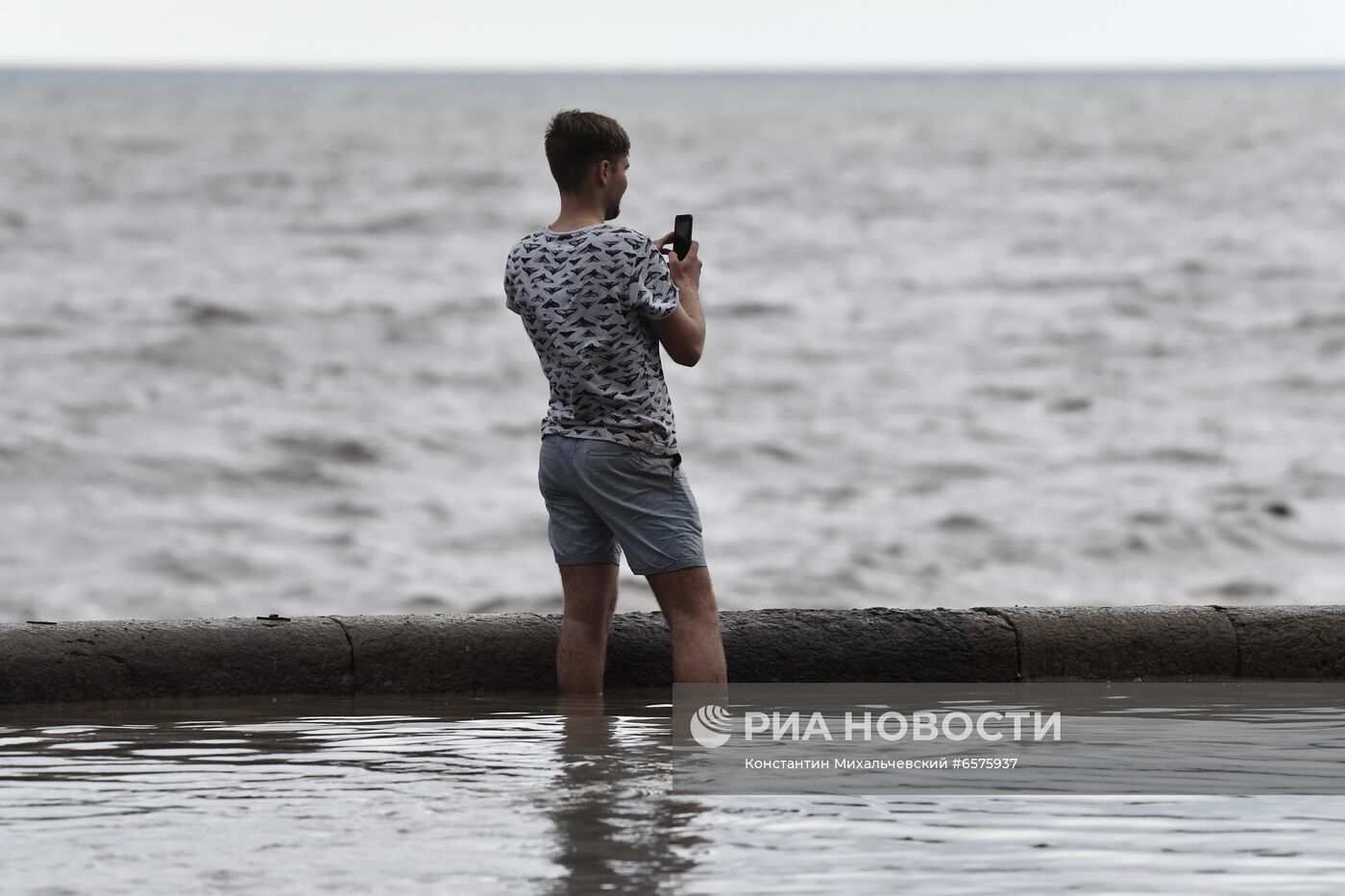 Подтопления в Ялте после ливней