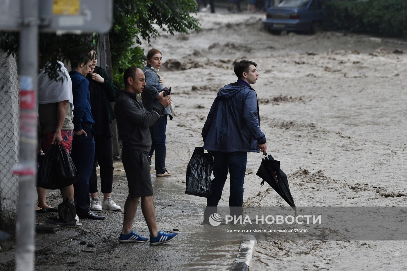 Подтопления в Ялте после ливней