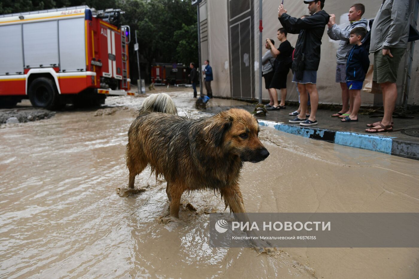 Подтопления в Ялте после ливней