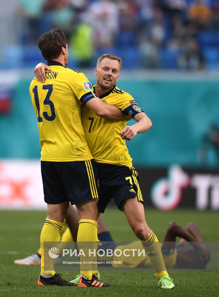 Футбол. ЧЕ-2020. Матч Швеция - Словакия