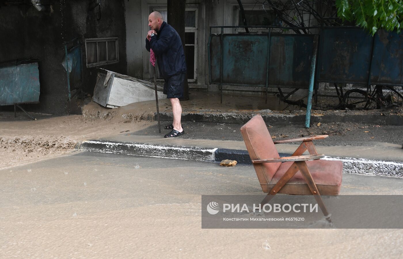 Подтопления в Ялте после ливней