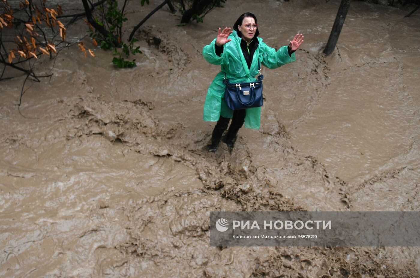 Подтопления в Ялте после ливней