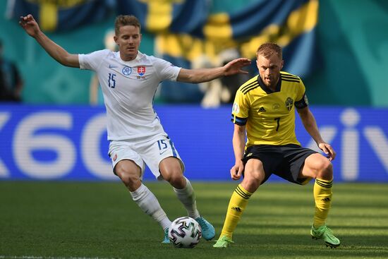 Футбол. ЧЕ-2020. Матч Швеция - Словакия