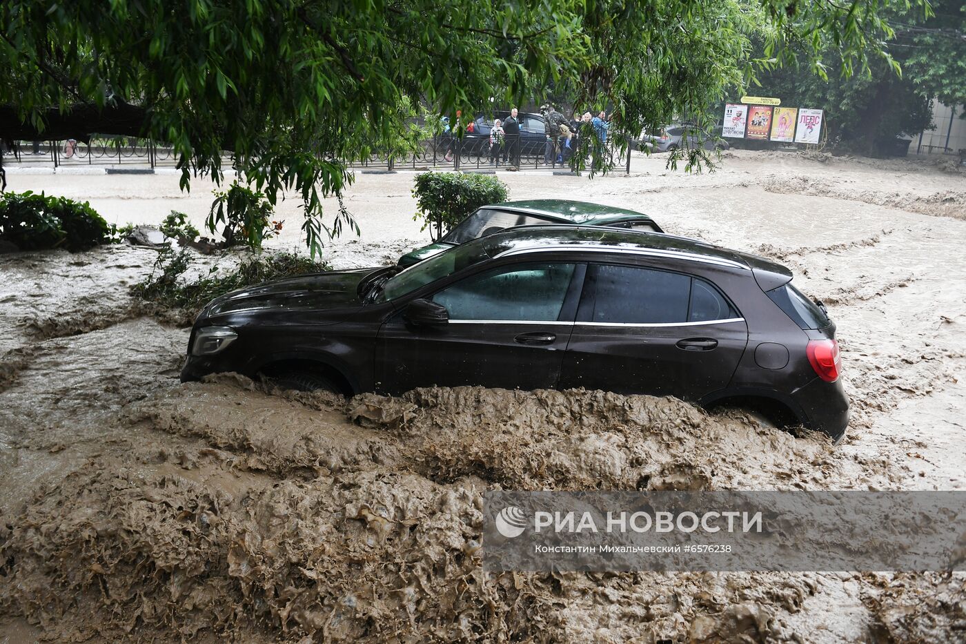 Подтопления в Ялте после ливней