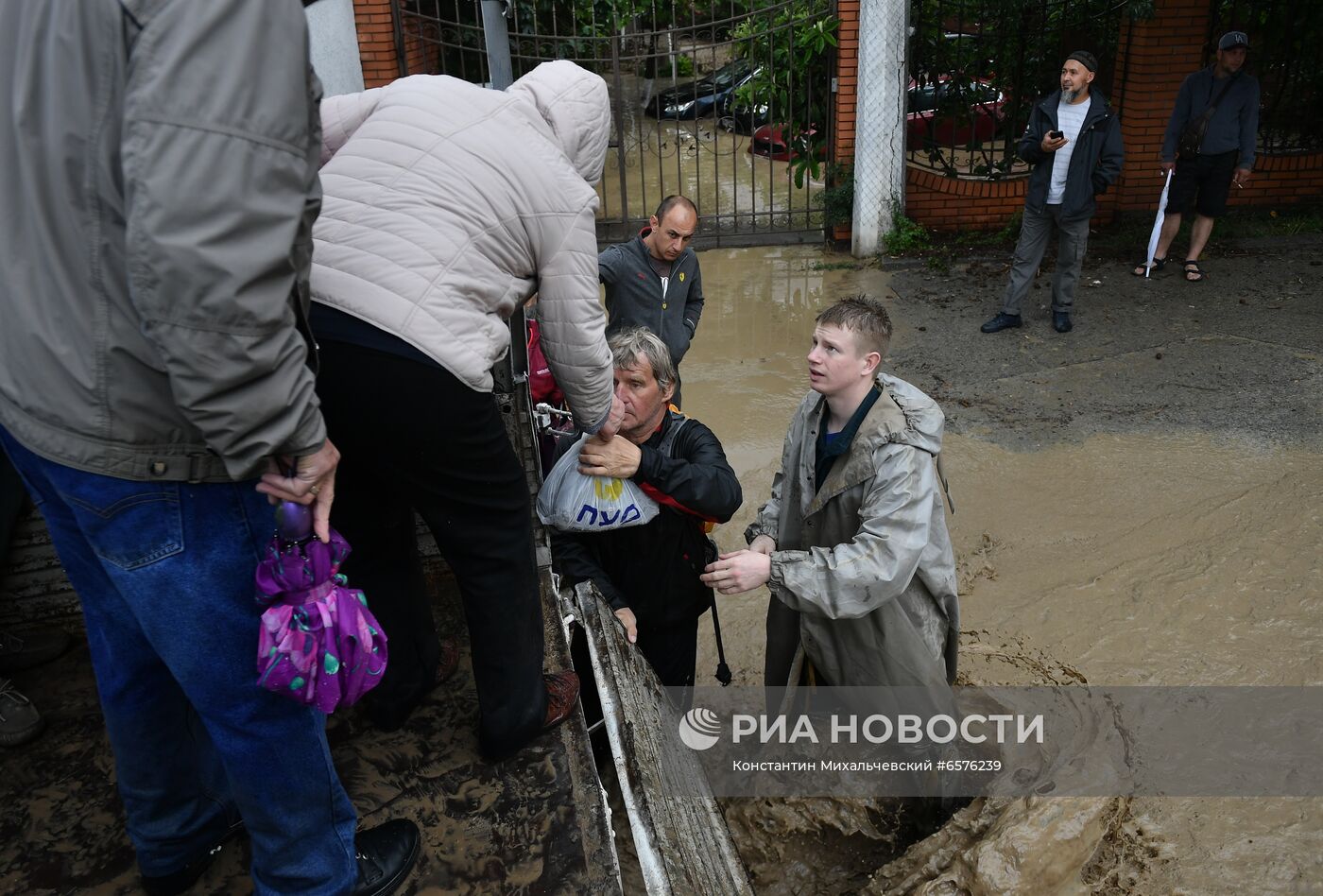 Подтопления в Ялте после ливней