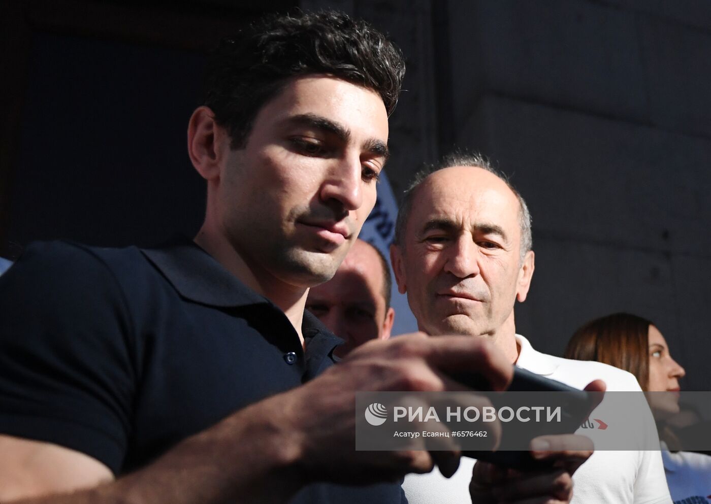 Предвыборный митинг сторонников Р. Кочаряна в Ереване