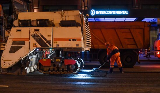 Замена асфальтобетонного покрытия в Москве