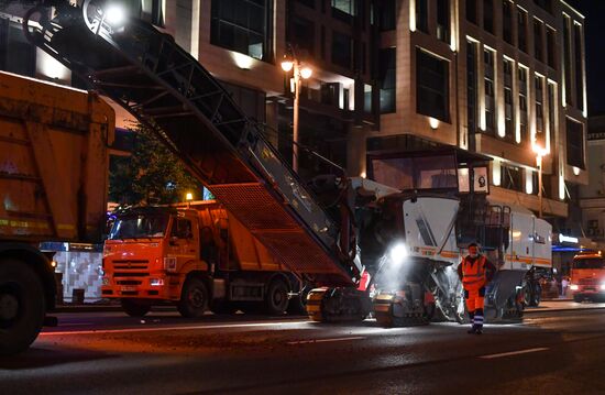Замена асфальтобетонного покрытия в Москве