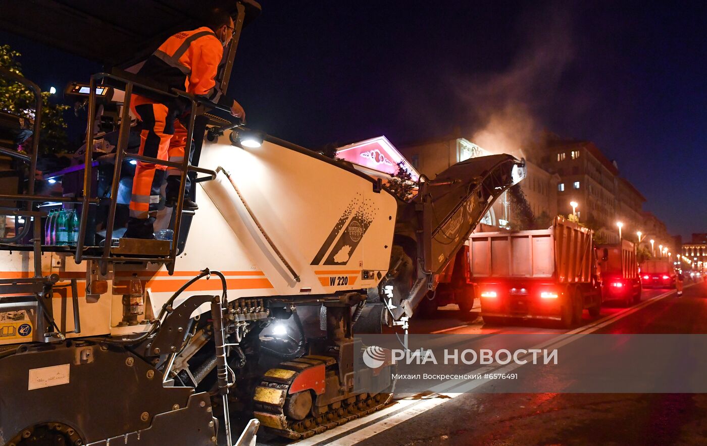 Замена асфальтобетонного покрытия в Москве