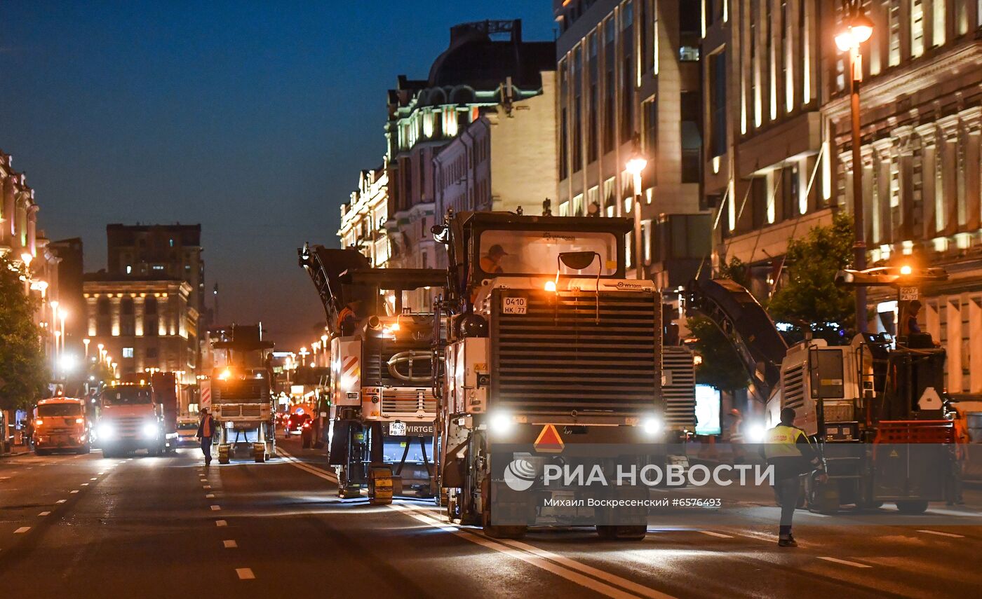 Замена асфальтобетонного покрытия в Москве