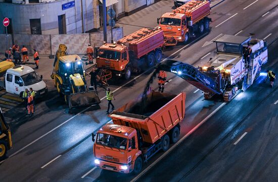 Замена асфальтобетонного покрытия в Москве