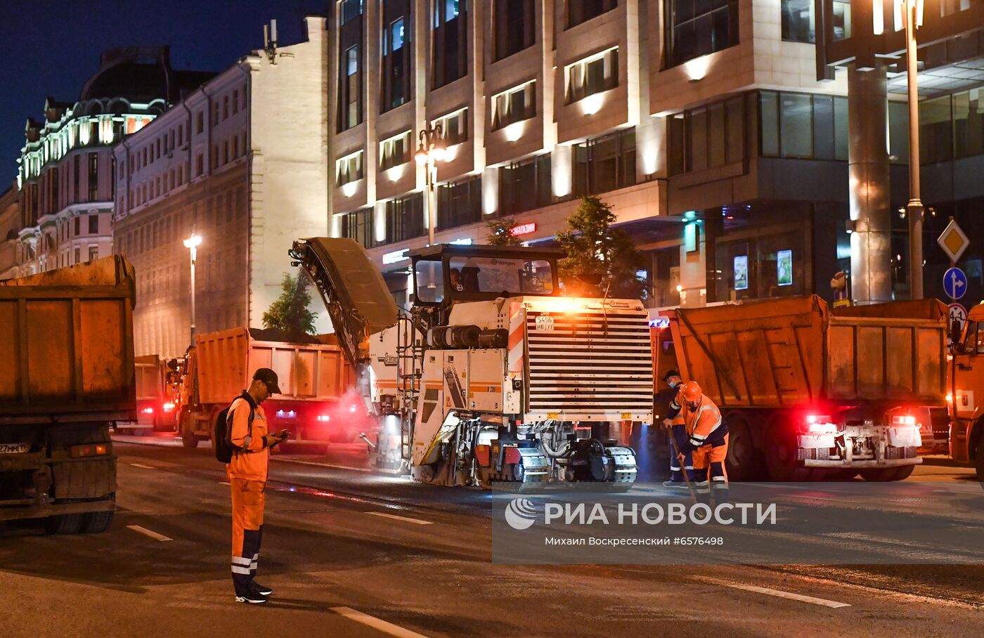 Замена асфальтобетонного покрытия в Москве