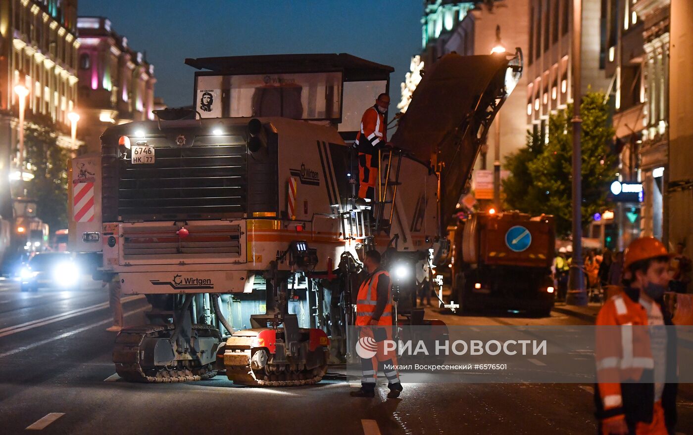 Замена асфальтобетонного покрытия в Москве