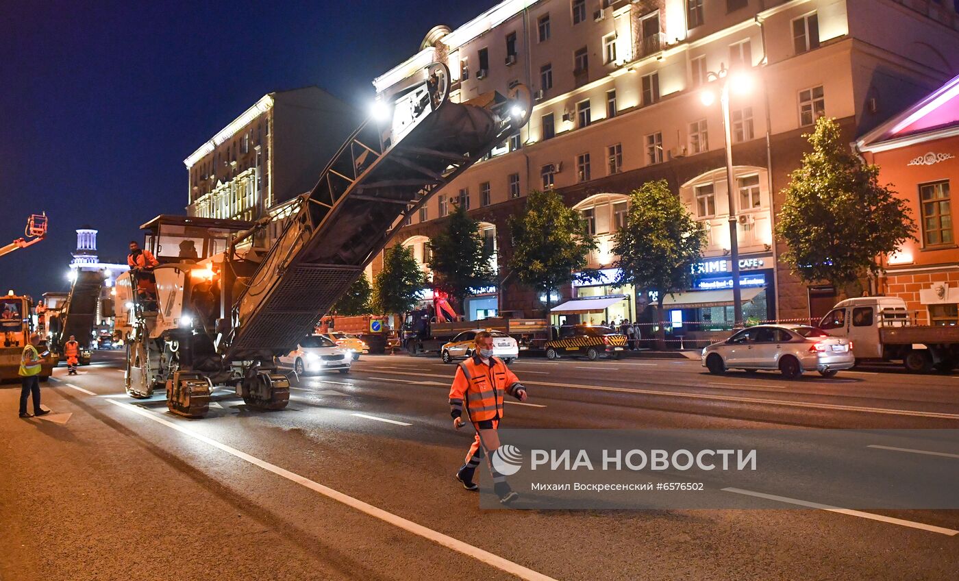 Замена асфальтобетонного покрытия в Москве