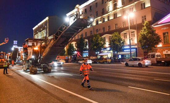 Замена асфальтобетонного покрытия в Москве