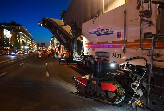 Замена асфальтобетонного покрытия в Москве