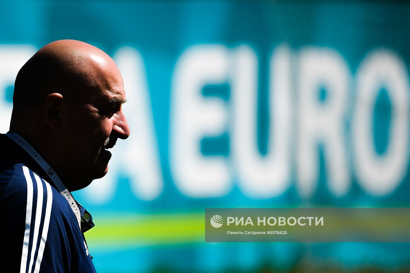 Футбол. ЧЕ-2020. Тренировка сборной России