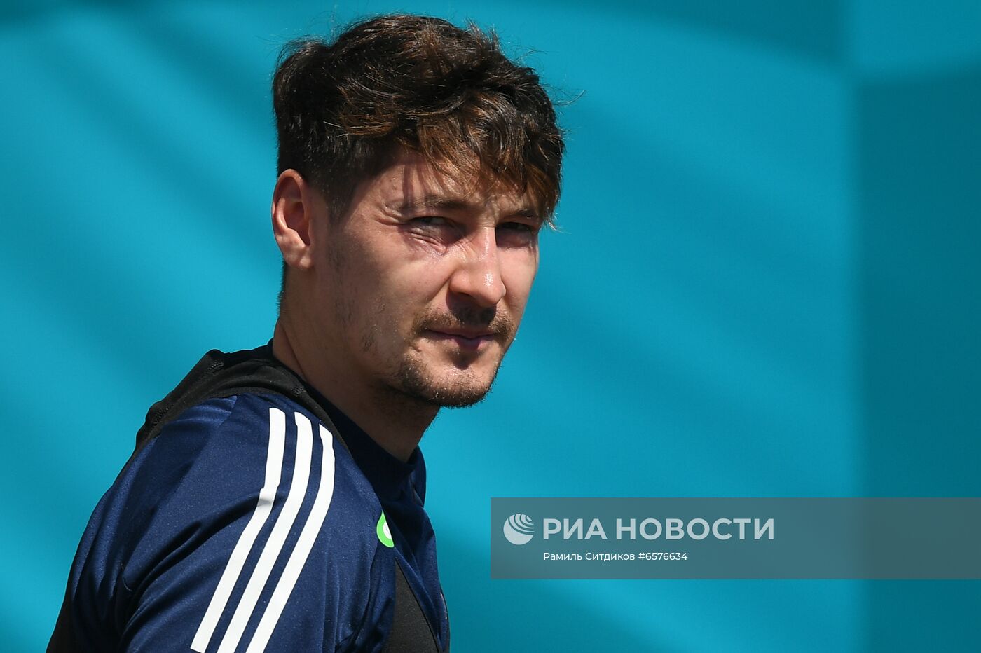 Футбол. ЧЕ-2020. Тренировка сборной России